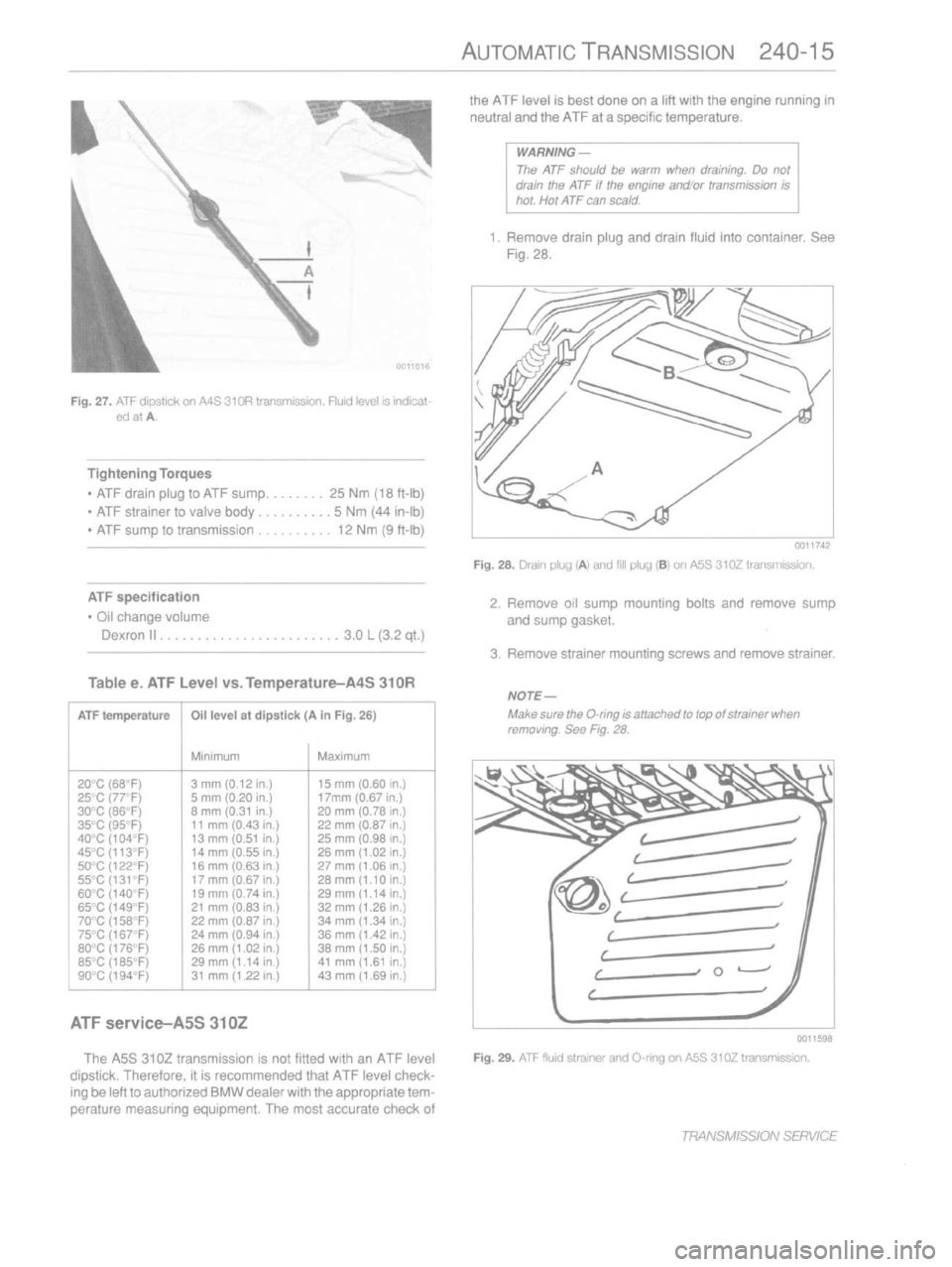 BMW M3 1997 E36 Workshop Manual 