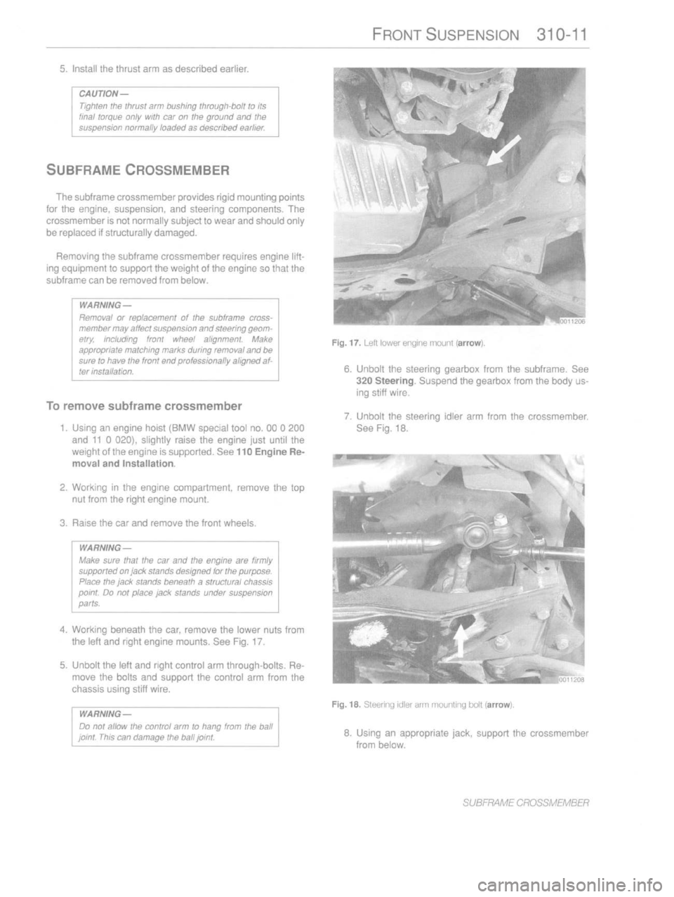 BMW M3 1997 E36 Workshop Manual 