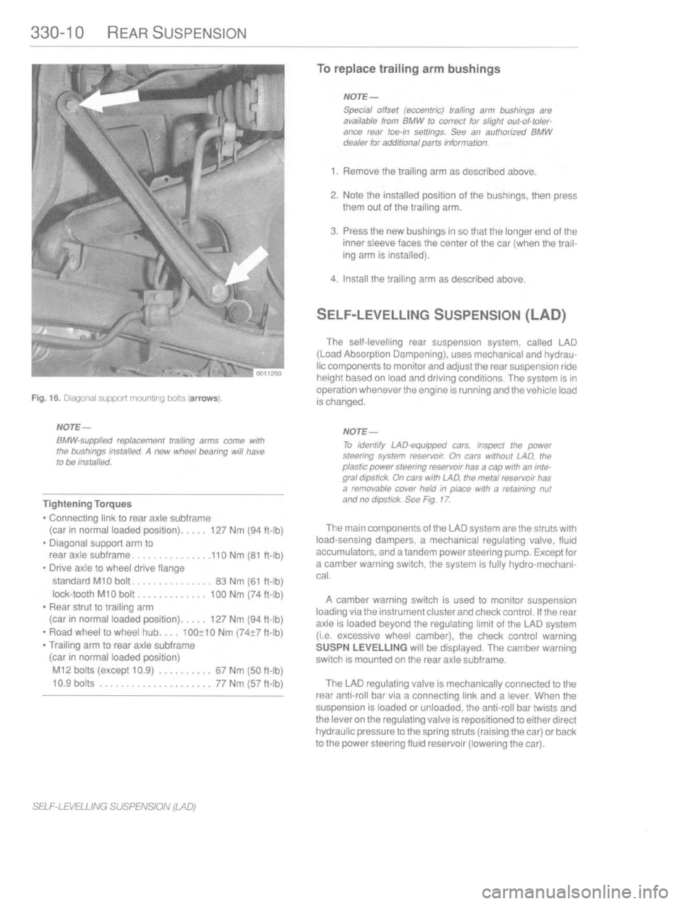 BMW M3 1997 E36 Workshop Manual 