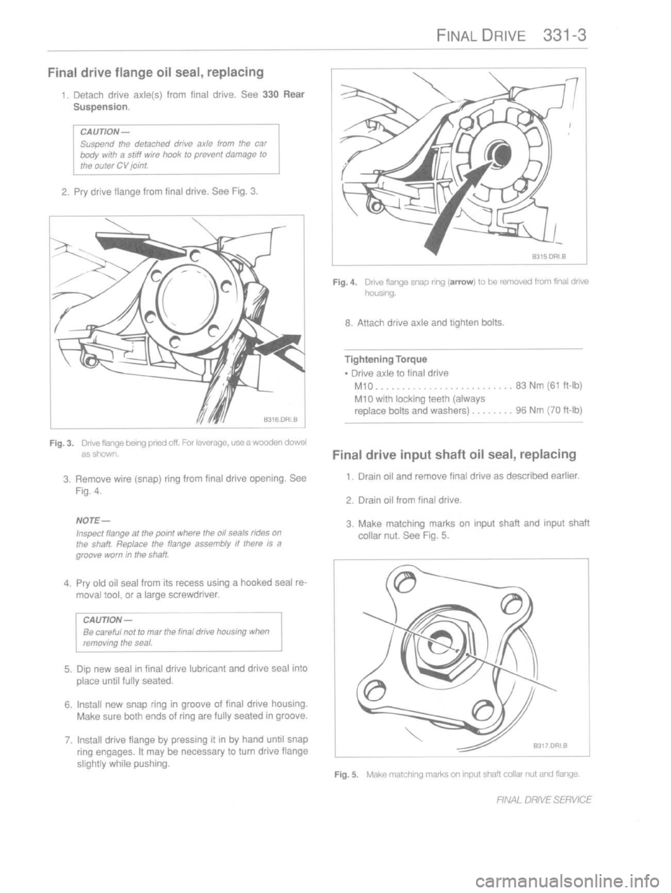 BMW M3 1997 E36 Workshop Manual 