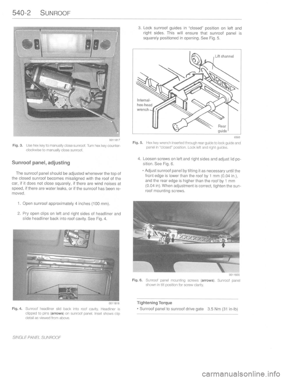 BMW M3 1997 E36 Workshop Manual 