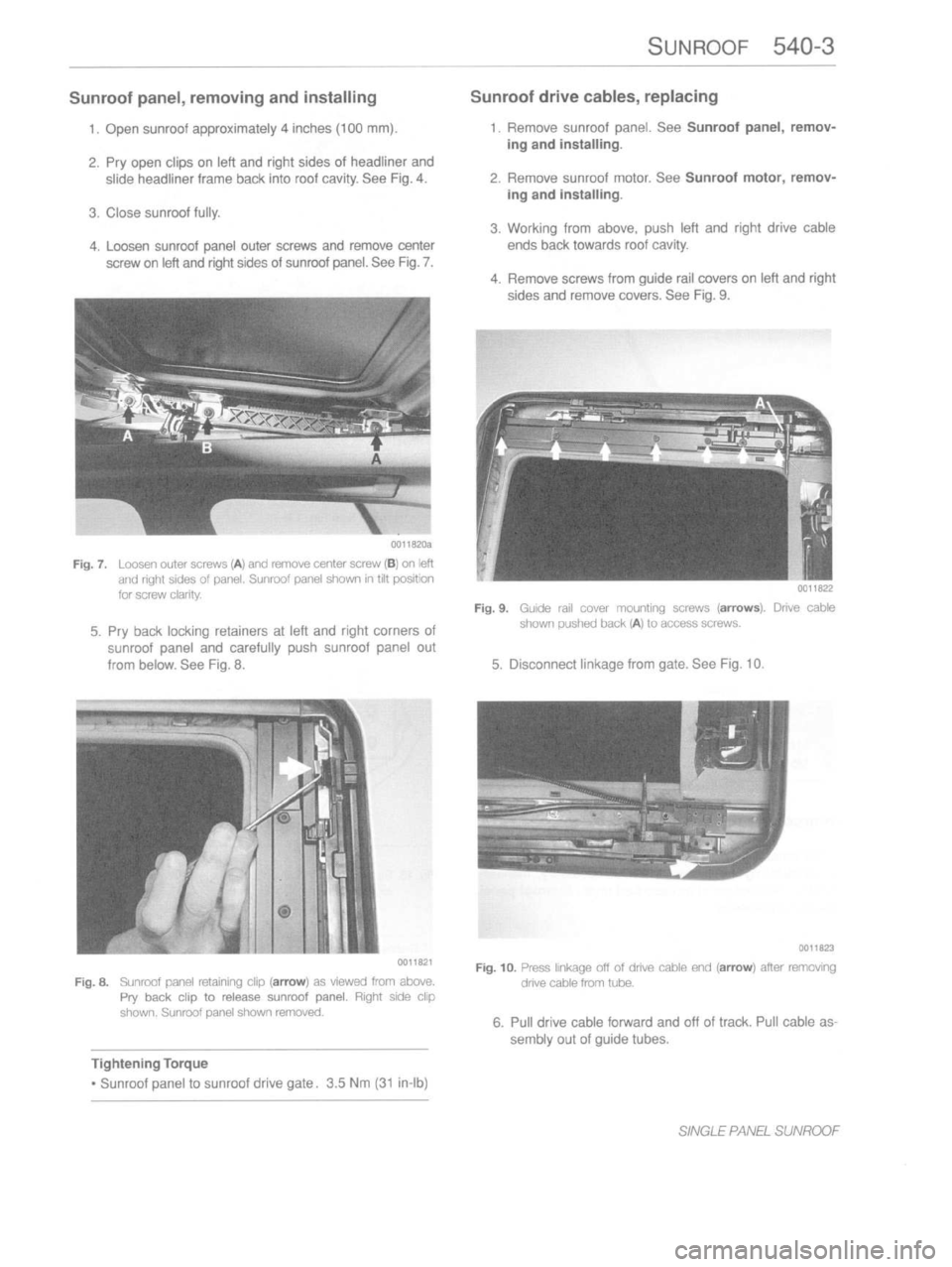 BMW M3 1997 E36 Workshop Manual 