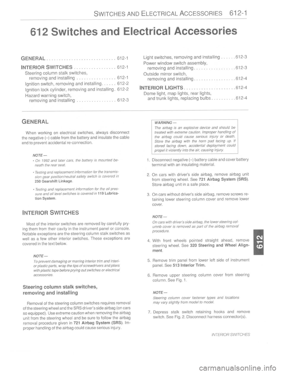 BMW M3 1997 E36 Workshop Manual 
