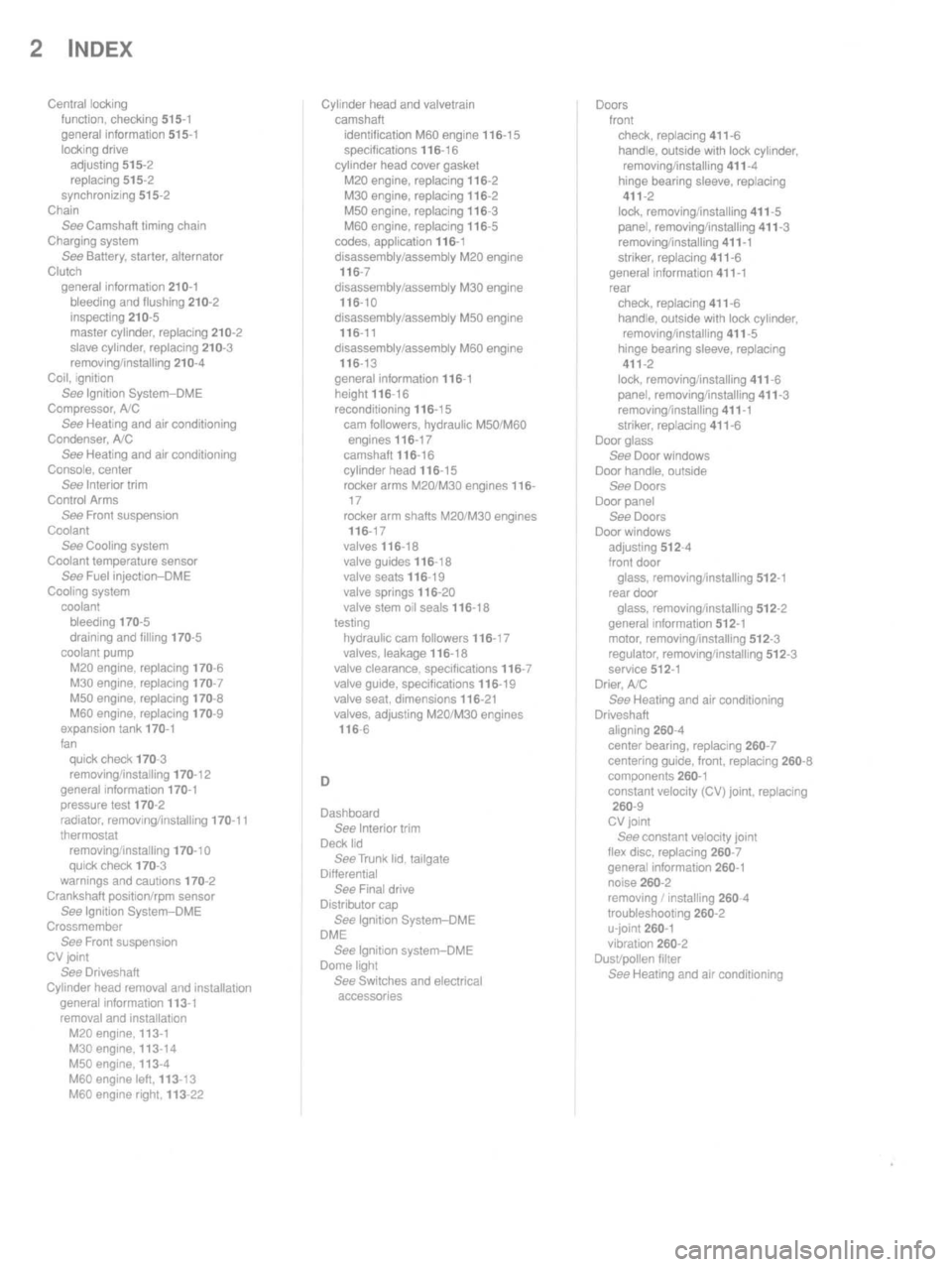BMW M3 1997 E36 Workshop Manual 