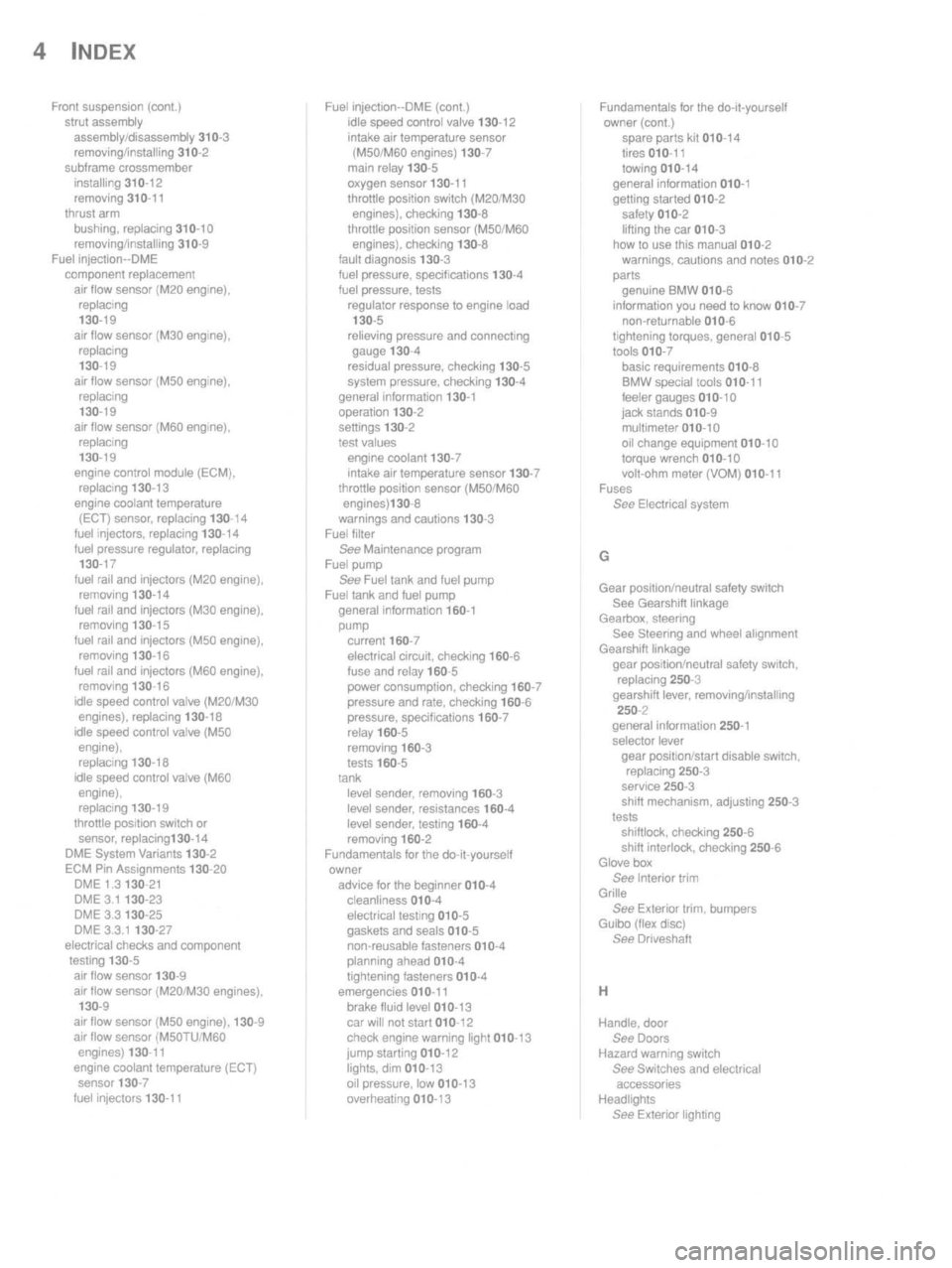 BMW M3 1997 E36 Workshop Manual 