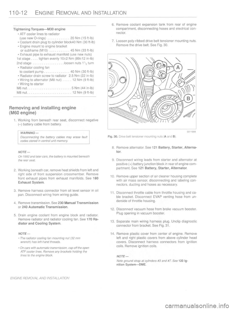 BMW M3 1997 E36 Workshop Manual 