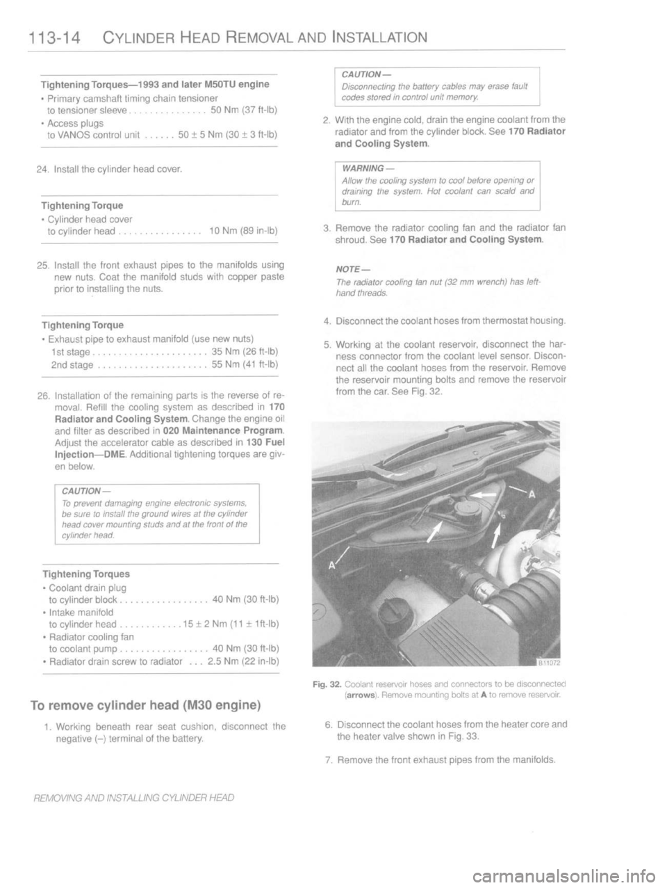 BMW M3 1997 E36 Workshop Manual 
