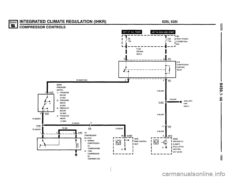 BMW M5 1990 E34 Electrical Troubleshooting Manual 