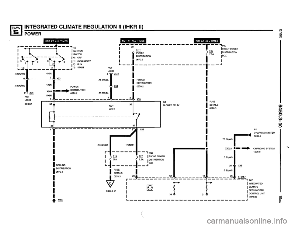 BMW M5 1990 E34 Electrical Troubleshooting Manual 