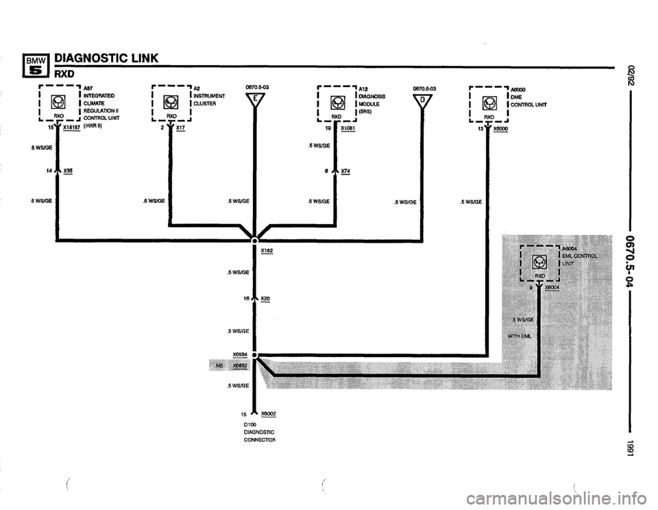 BMW M5 1991 E34 Electrical Troubleshooting Manual 