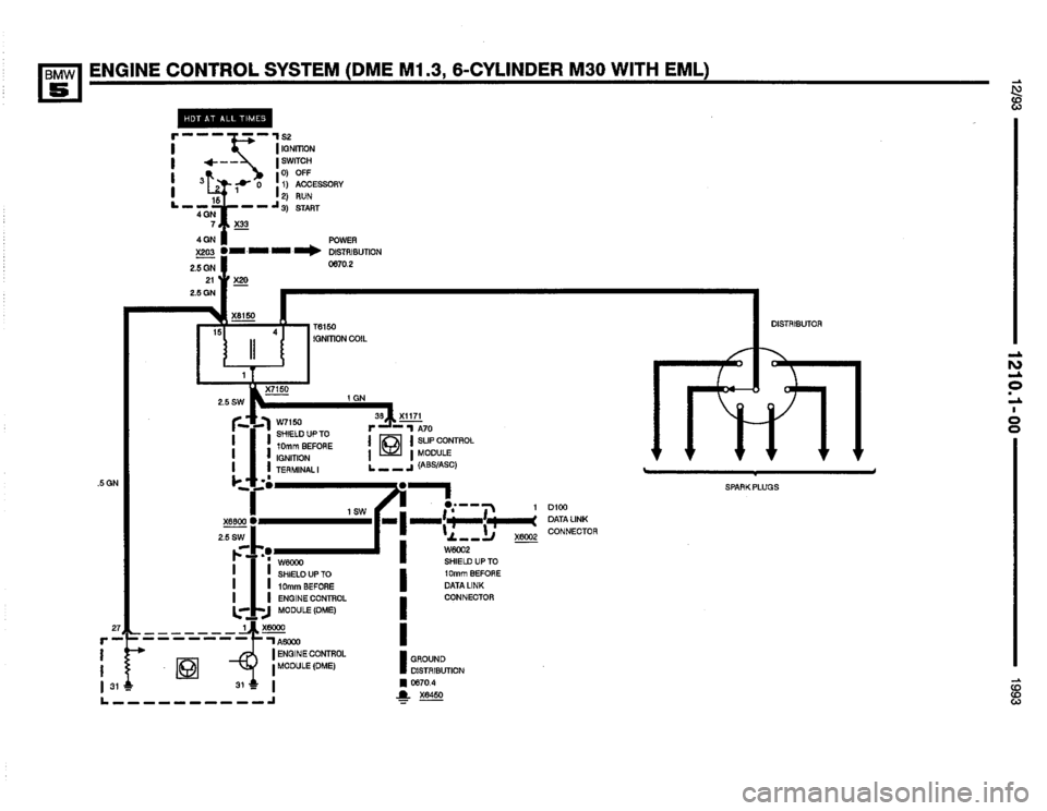 BMW M5 1993 E34 Electrical Troubleshooting Manual 