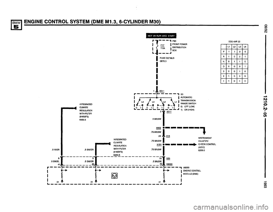 BMW M5 1993 E34 Electrical Troubleshooting Manual 