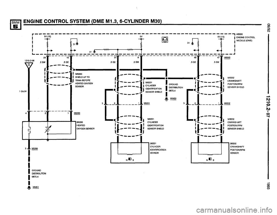 BMW M5 1993 E34 Electrical Troubleshooting Manual 