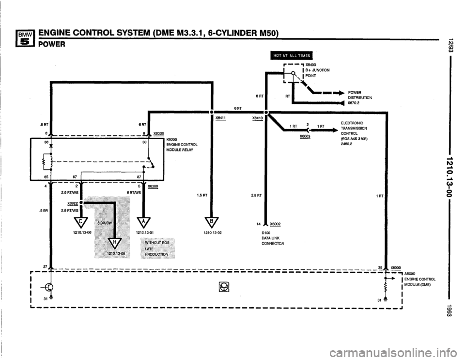 BMW M5 1993 E34 Electrical Troubleshooting Manual 