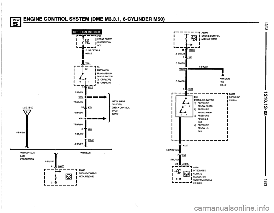 BMW M5 1993 E34 Electrical Troubleshooting Manual 