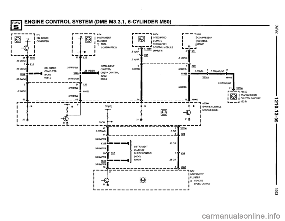 BMW M5 1993 E34 Electrical Troubleshooting Manual 