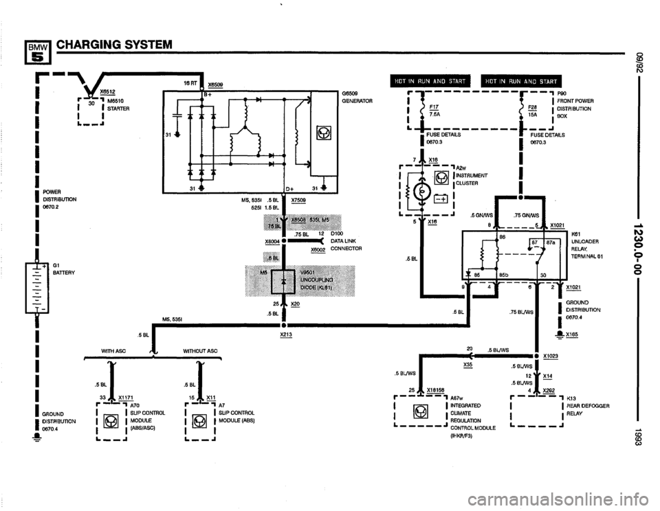 BMW M5 1993 E34 Electrical Troubleshooting Manual 