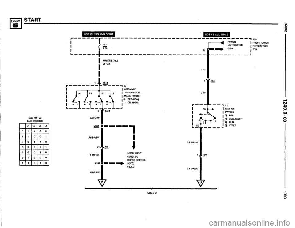 BMW M5 1993 E34 Electrical Troubleshooting Manual 