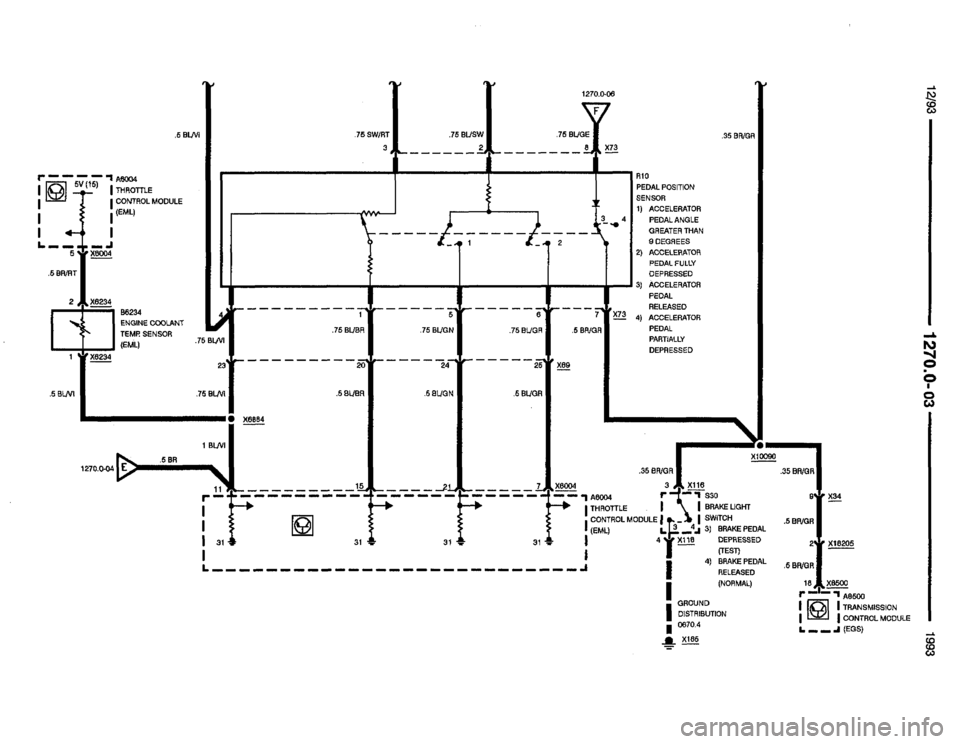 BMW M5 1993 E34 Electrical Troubleshooting Manual 