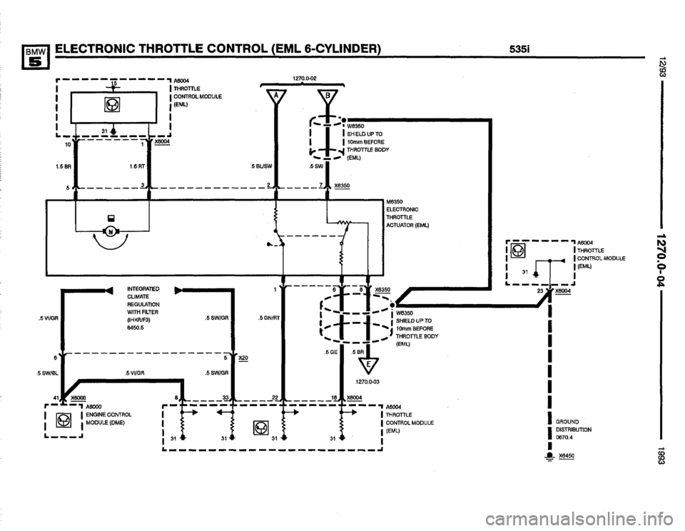 BMW M5 1993 E34 Electrical Troubleshooting Manual 