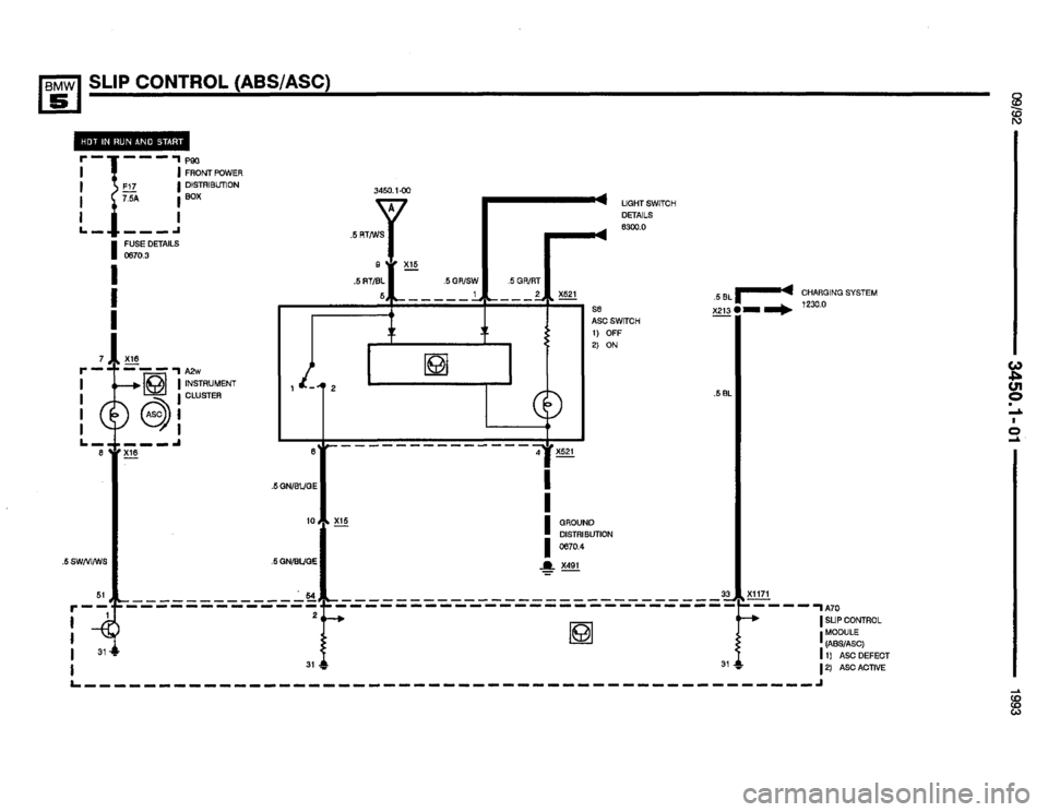 BMW M5 1993 E34 Electrical Troubleshooting Manual 
