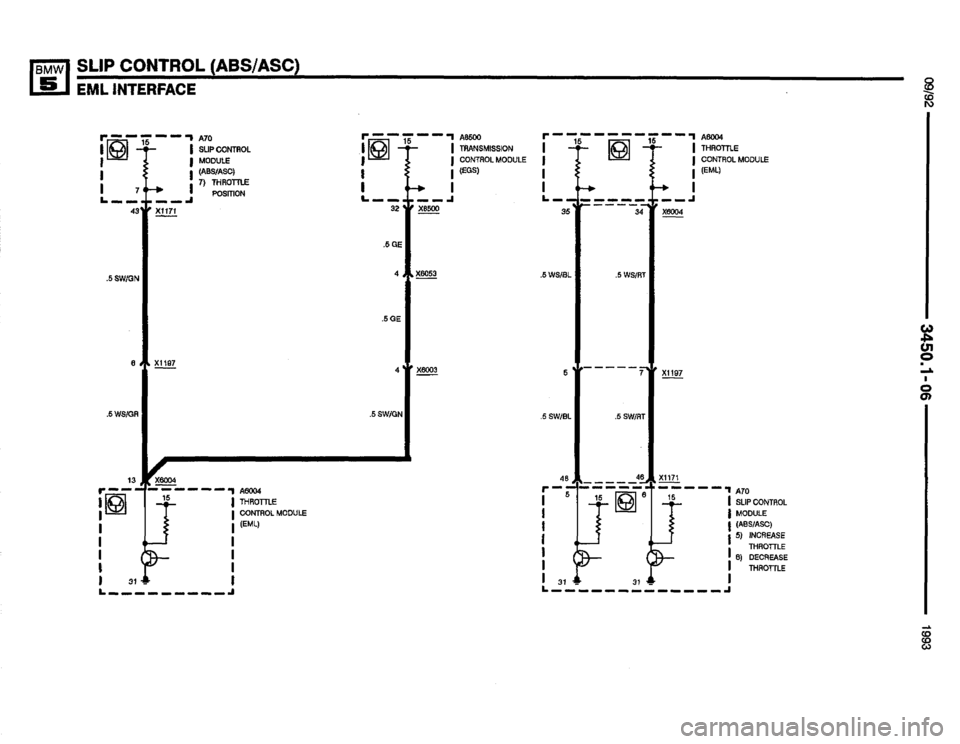 BMW M5 1993 E34 Electrical Troubleshooting Manual 