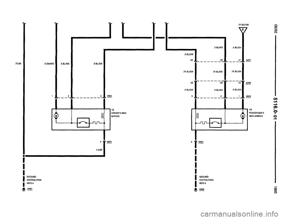 BMW M5 1993 E34 Electrical Troubleshooting Manual 