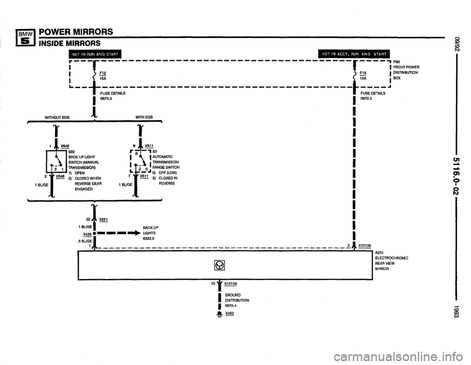 BMW M5 1993 E34 Electrical Troubleshooting Manual 