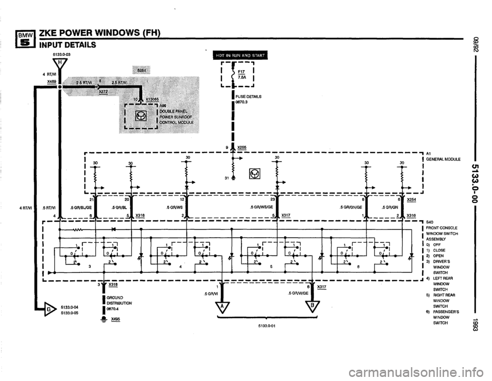 BMW M5 1993 E34 Electrical Troubleshooting Manual 