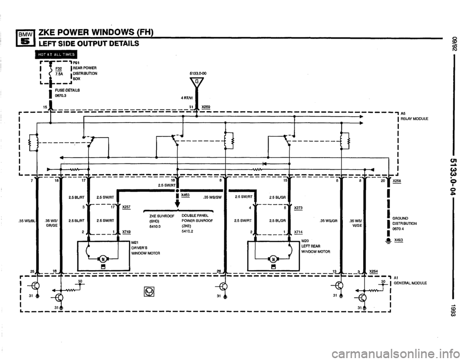 BMW M5 1993 E34 Electrical Troubleshooting Manual 