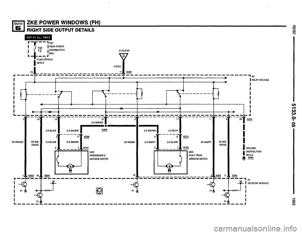BMW M5 1993 E34 Electrical Troubleshooting Manual 