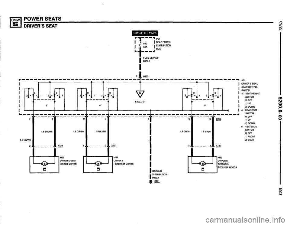 BMW M5 1993 E34 Electrical Troubleshooting Manual 