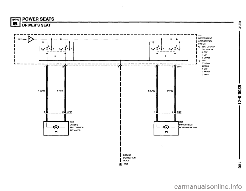 BMW M5 1993 E34 Electrical Troubleshooting Manual 