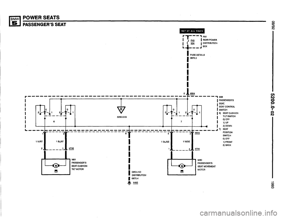 BMW M5 1993 E34 Electrical Troubleshooting Manual 
