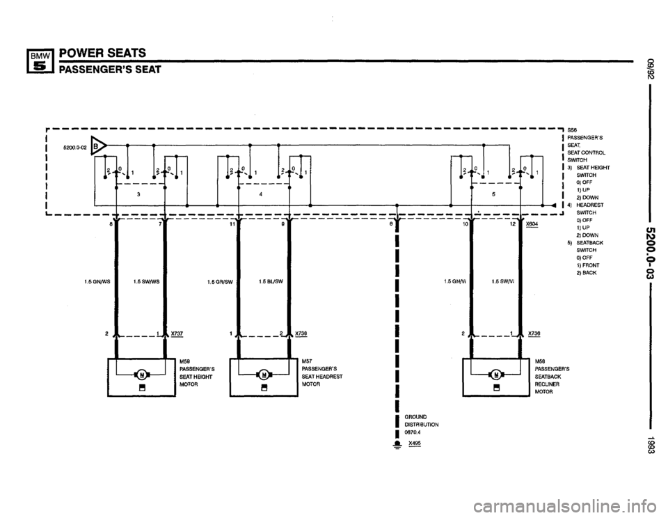 BMW M5 1993 E34 Electrical Troubleshooting Manual 
