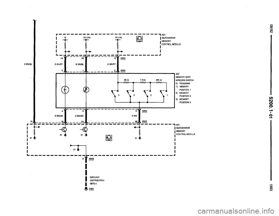 BMW M5 1993 E34 Electrical Troubleshooting Manual 