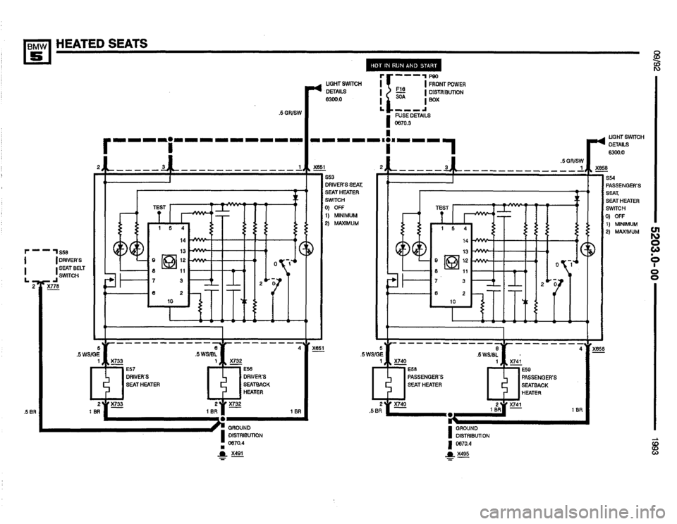 BMW M5 1993 E34 Electrical Troubleshooting Manual 