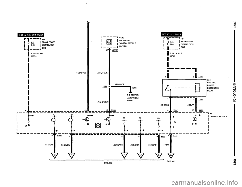 BMW M5 1993 E34 Electrical Troubleshooting Manual 
