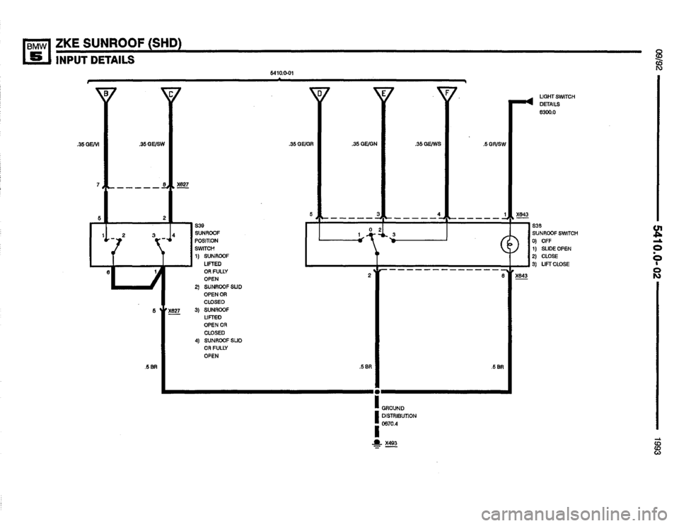 BMW M5 1993 E34 Electrical Troubleshooting Manual 