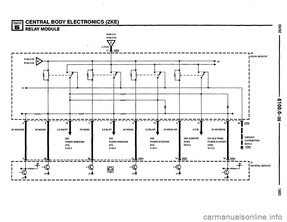 BMW M5 1993 E34 Electrical Troubleshooting Manual 