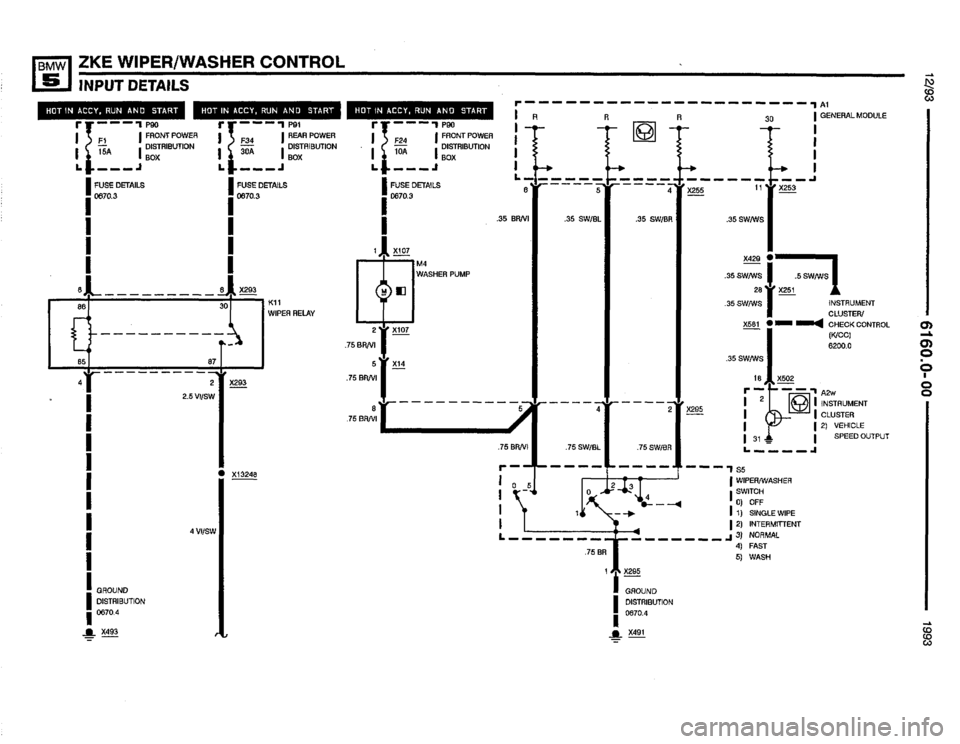 BMW M5 1993 E34 Electrical Troubleshooting Manual 