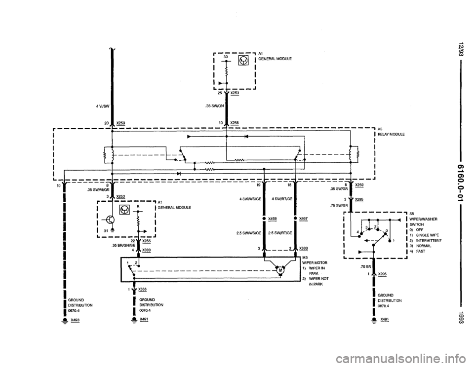 BMW M5 1993 E34 Electrical Troubleshooting Manual 