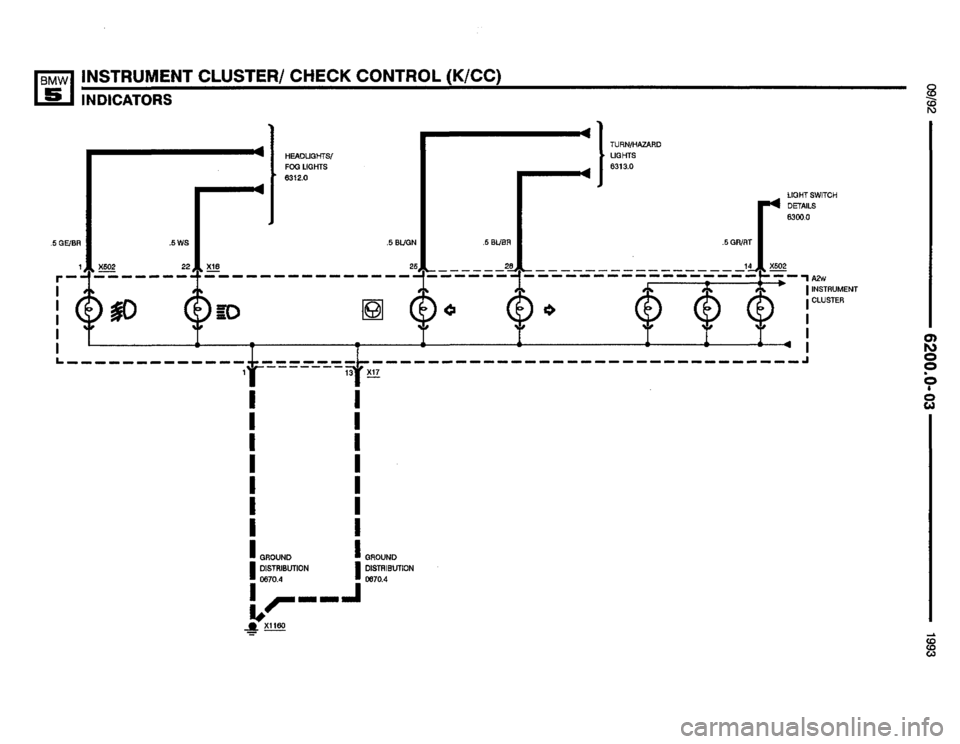 BMW M5 1993 E34 Electrical Troubleshooting Manual 