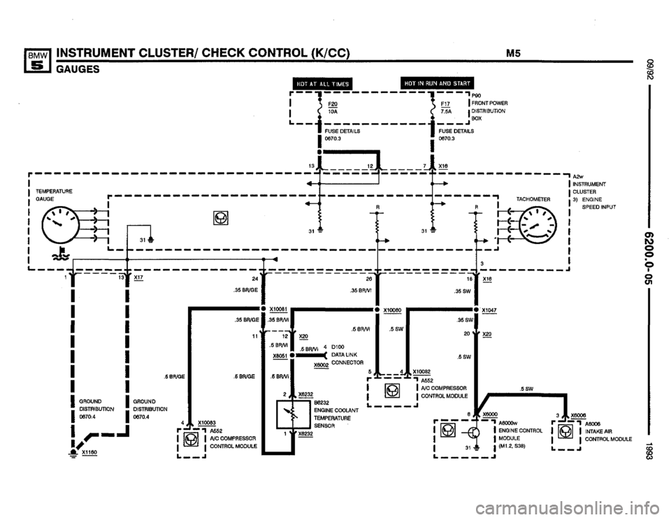 BMW M5 1993 E34 Electrical Troubleshooting Manual 
