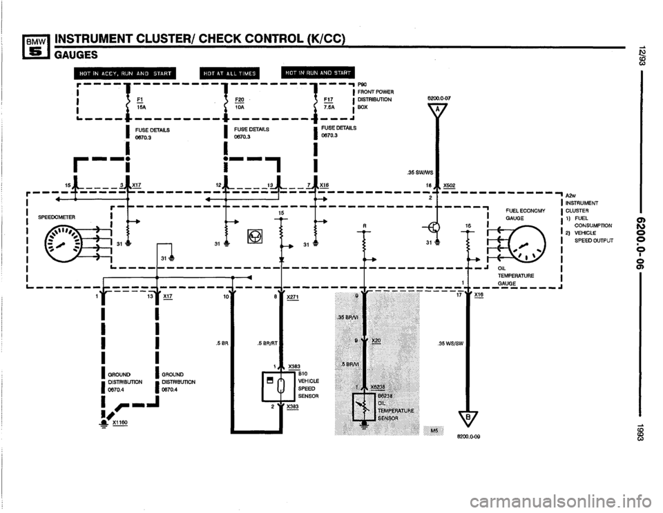 BMW M5 1993 E34 Electrical Troubleshooting Manual 