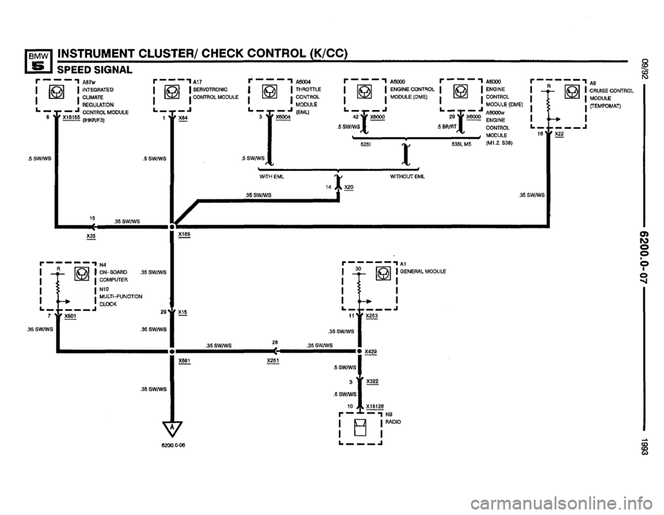 BMW M5 1993 E34 Electrical Troubleshooting Manual 