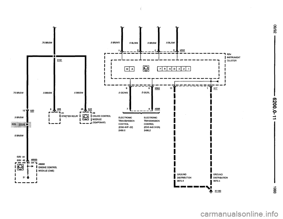 BMW M5 1993 E34 Electrical Troubleshooting Manual 