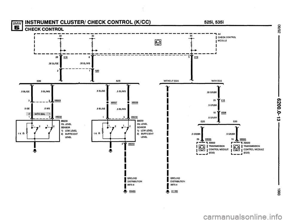 BMW M5 1993 E34 Electrical Troubleshooting Manual 