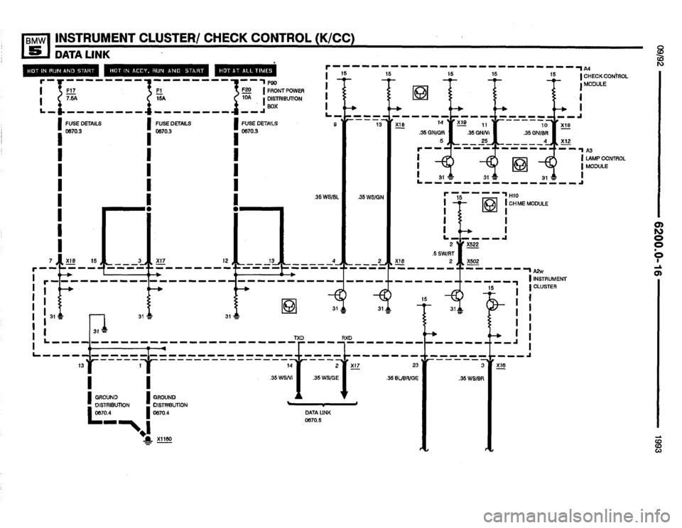 BMW M5 1993 E34 Electrical Troubleshooting Manual 