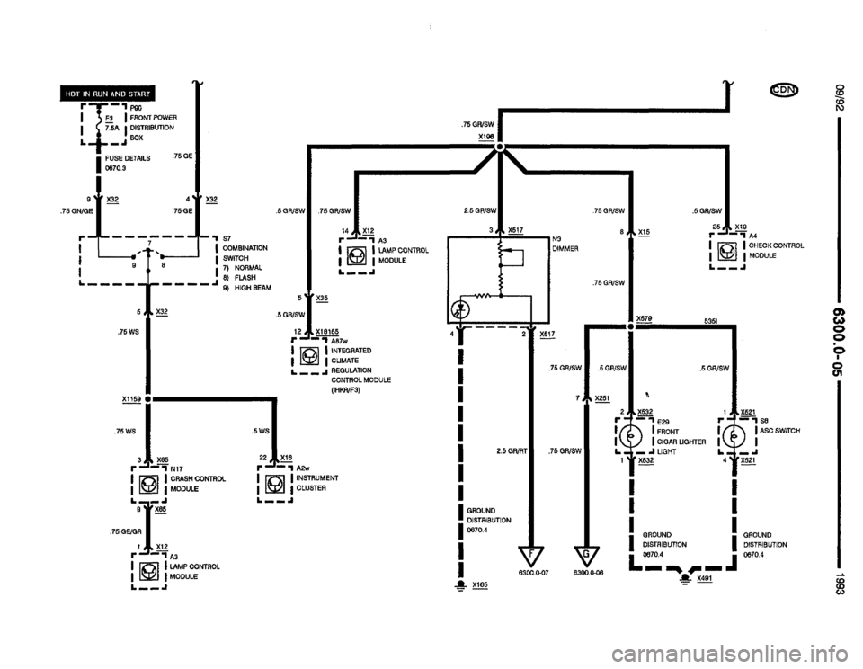 BMW M5 1993 E34 Electrical Troubleshooting Manual 